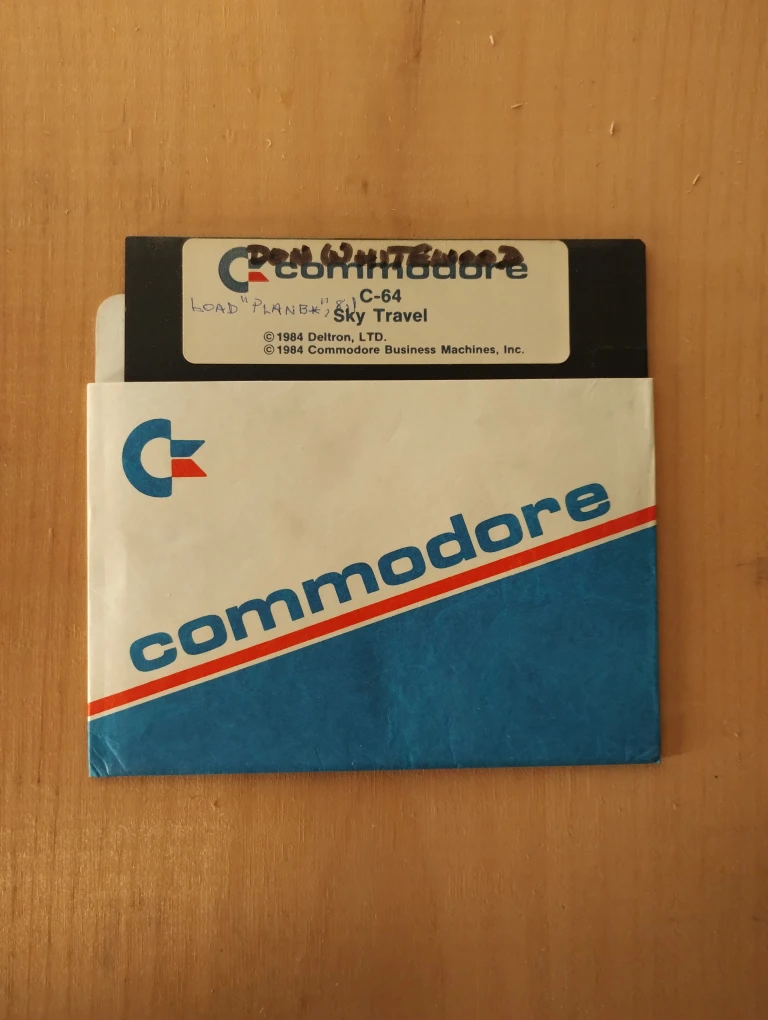 Commodore C-64 Sky Travel Game