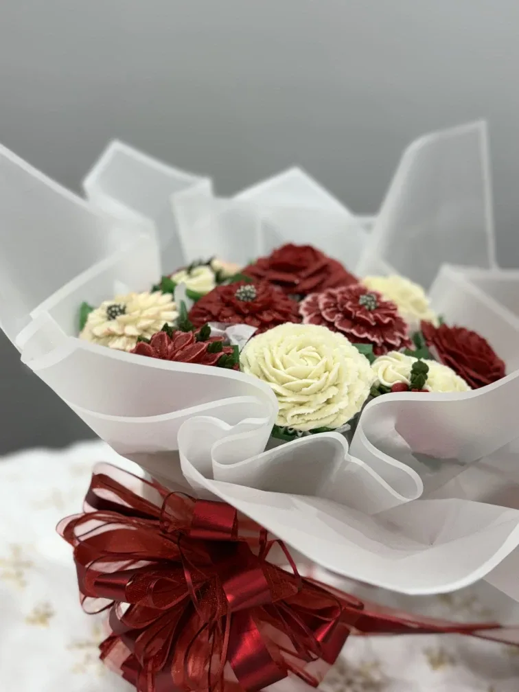 🧁💐 Cupcake Flower Bouquet 💐🧁 image indicator(6)