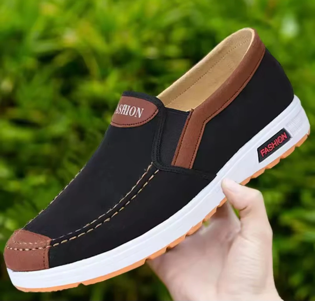 Fashion Black Casual Slip-on Shoes