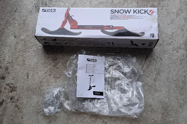 ⛷️ STIGA Snow Kick Scooter 🛴 Red/Black - photo 5