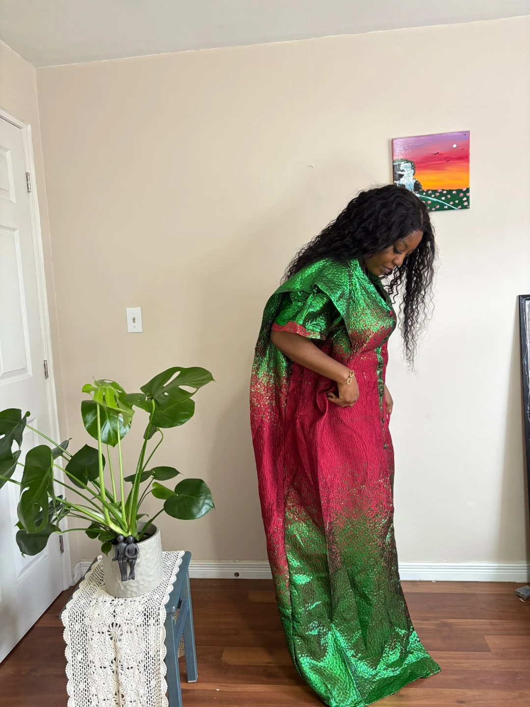 Ashoke Bubu - Red and Green, Gold - photo 2