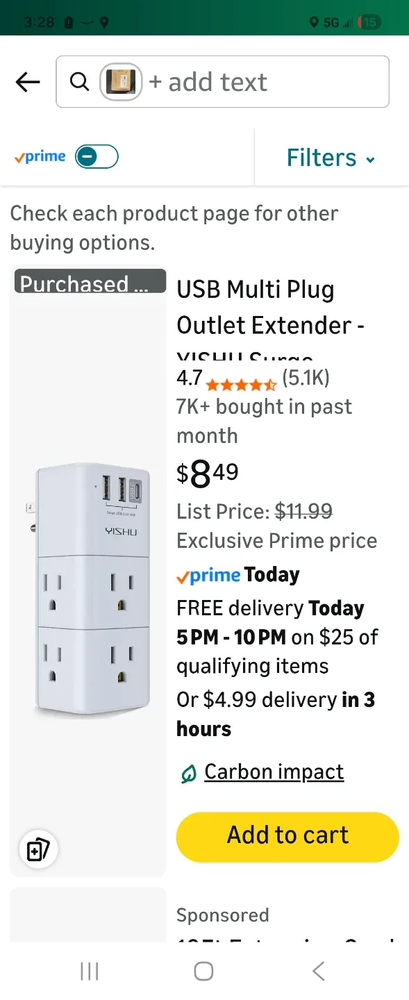 New YISHU Multi Plug Outlet Extender image indicator(3)