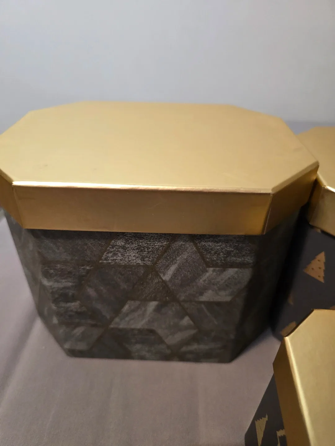 Set of 5 Christmas  Decorative Nesting Boxes image indicator(4)