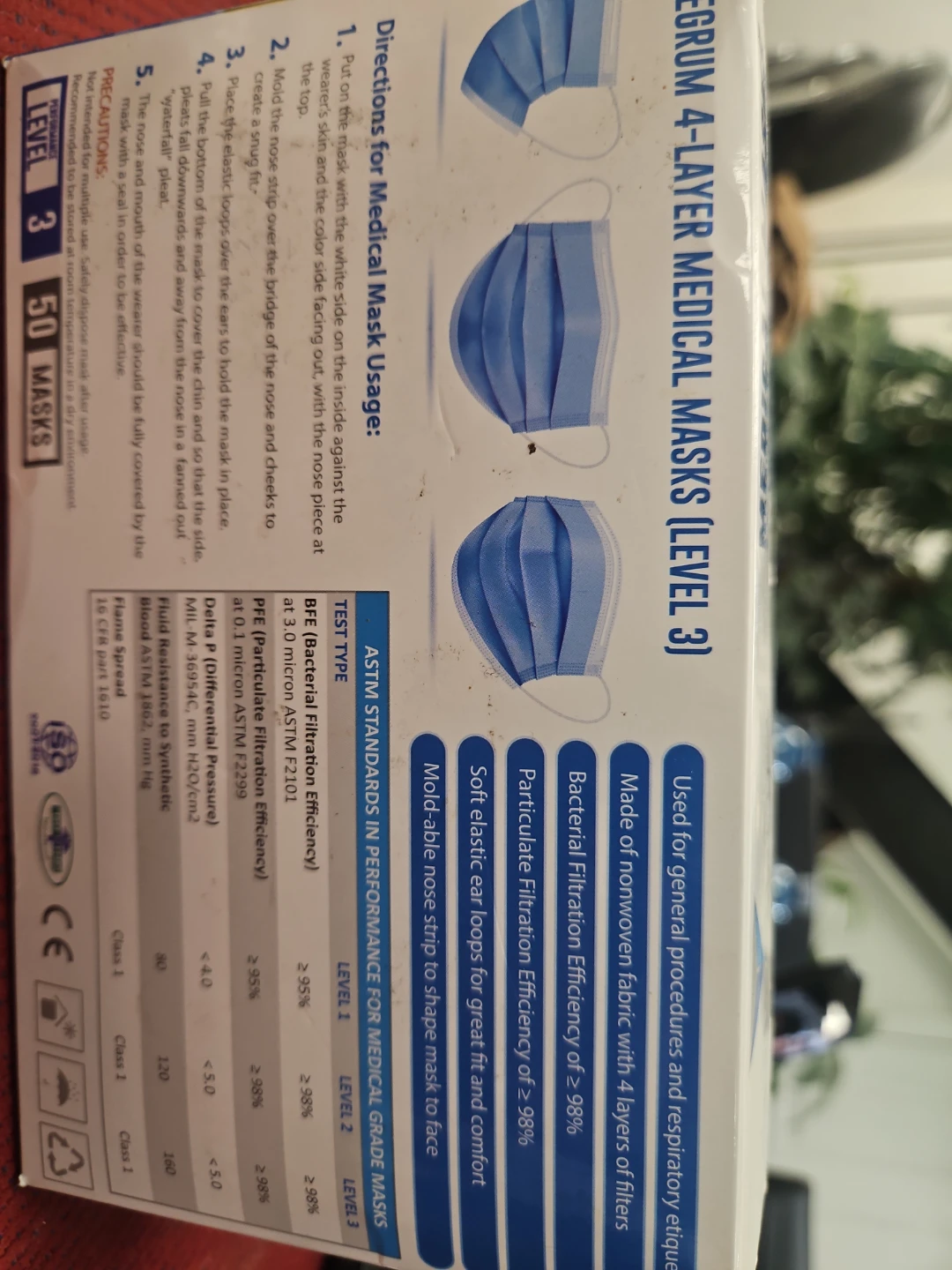 Integrum Medical Masks Level 3 - 50 Masks - photo 2