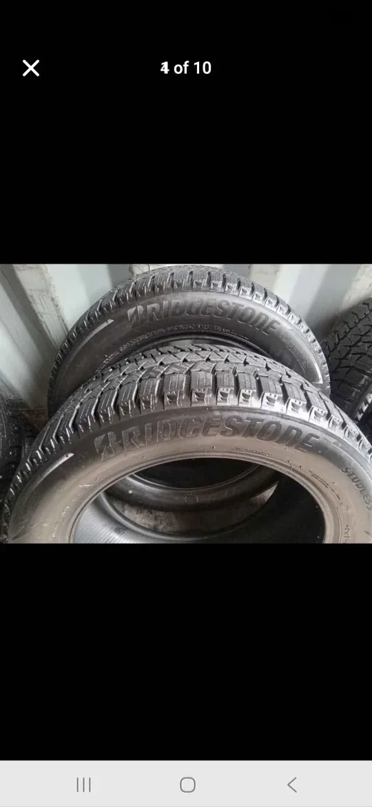 Set of 4 BRIDGESTONE Winter Tires (225/55R17) – Like New!