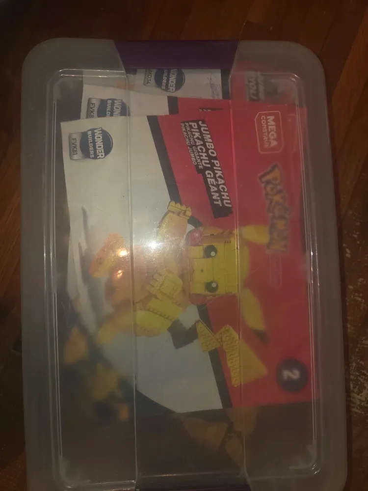 Mega Construx Jumbo Pikachu Building Set and Evee
