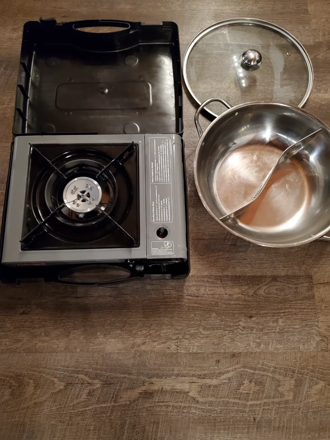 Portable Gas Stove & Hot Pot Set