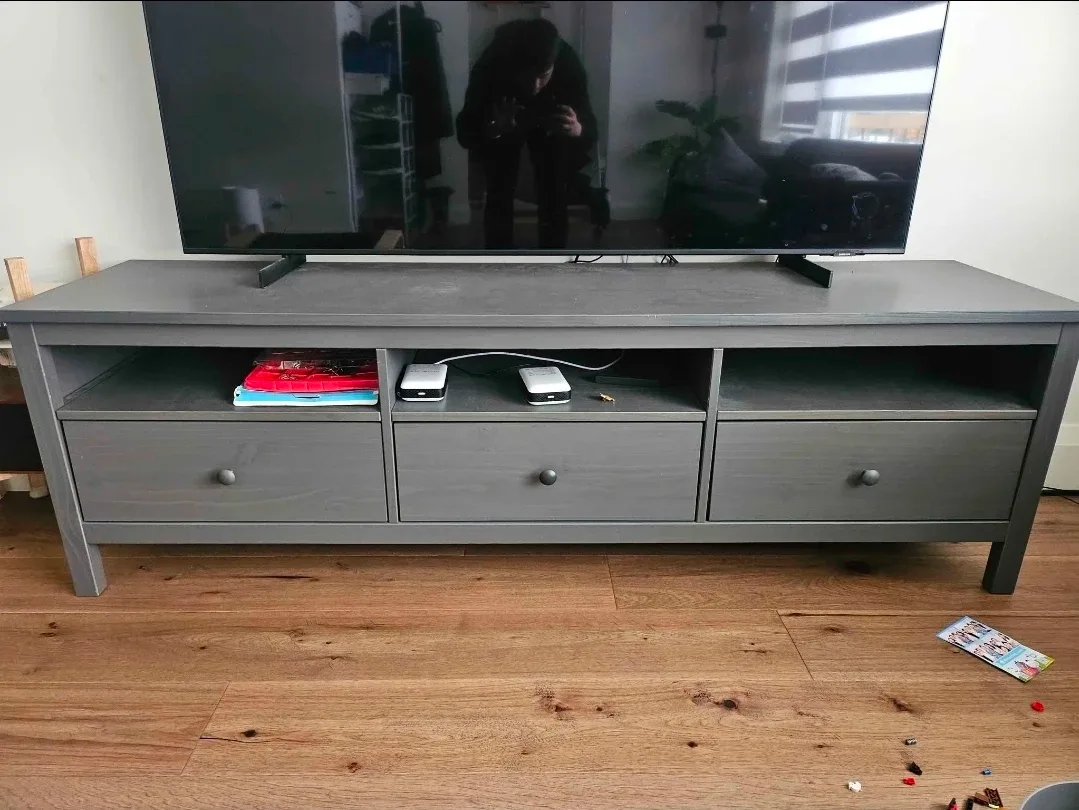 IKEA Hemnes Dark Gray TV Bench