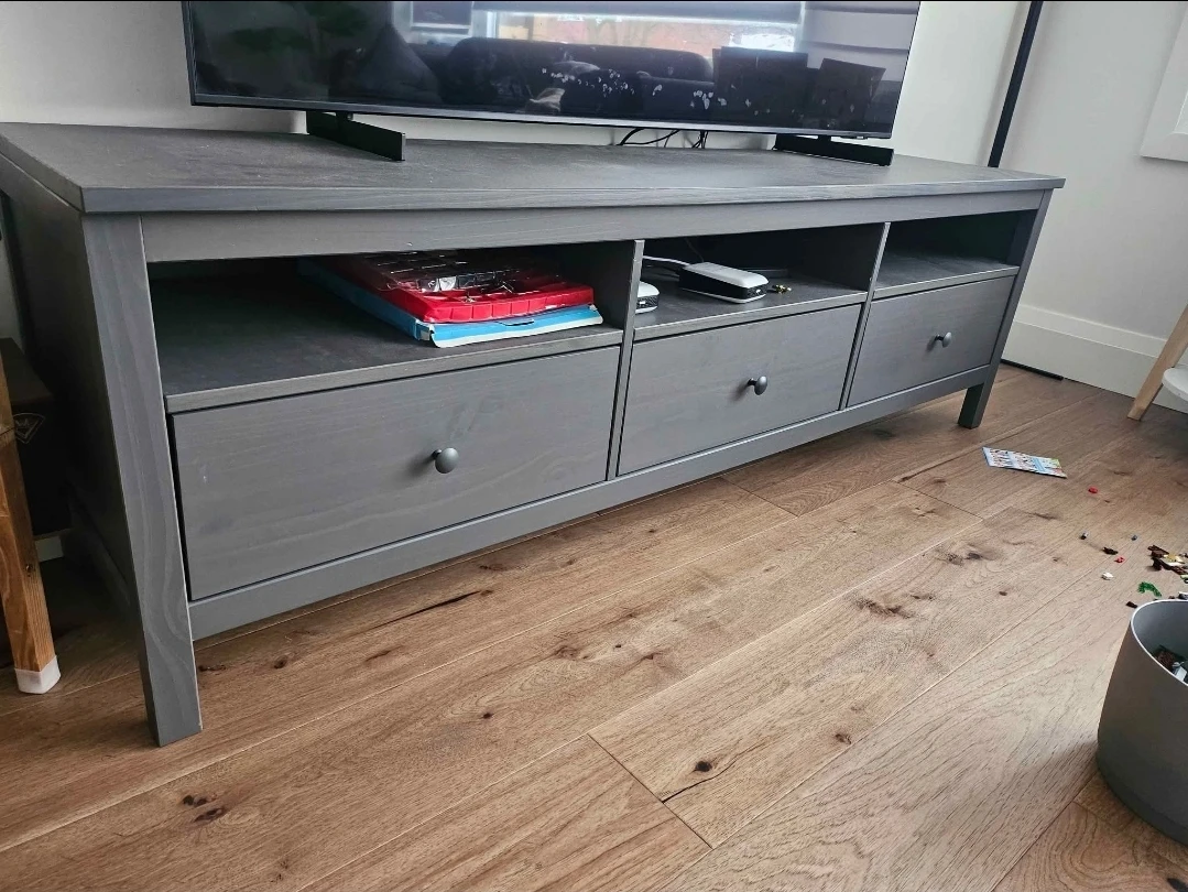 IKEA Hemnes Dark Gray TV Bench - photo 2