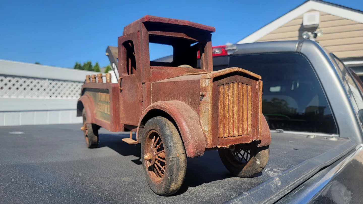 Vintage Style Tow Truck Decoration - photo 2