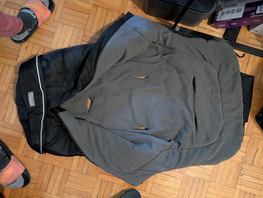 Orzbow Baby Stroller Footmuff - Black image indicator(2)