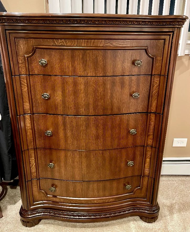 Wooden Bed Frame and Dresser - photo 4