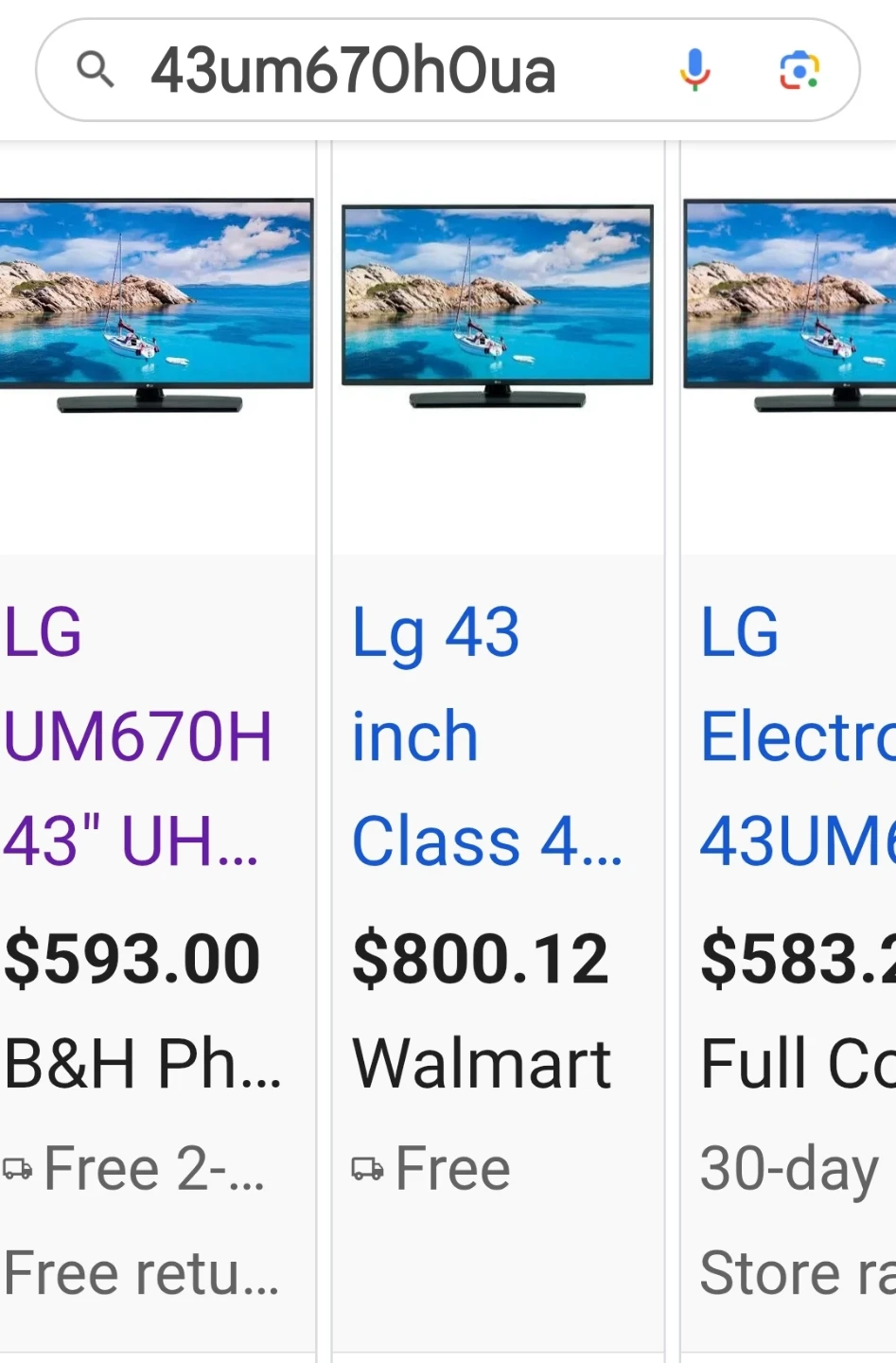 LG 43" Class 4K UHD Smart TV - UM670H Series - photo 3