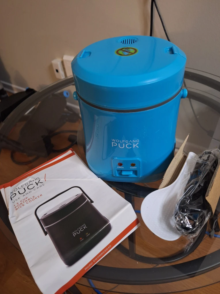 Wolfgang Puck 1.5 Cup Portable Rice Cooker - New! - photo 2