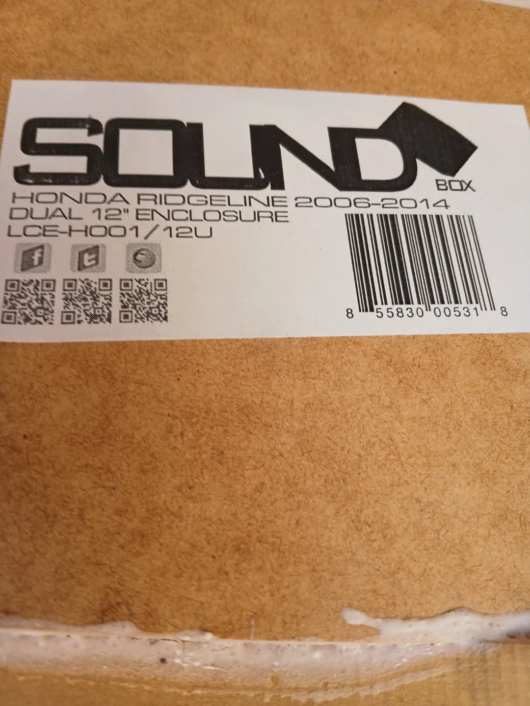 Sound Box Honda Ridgeline Dual 12" Enclosure image indicator(2)