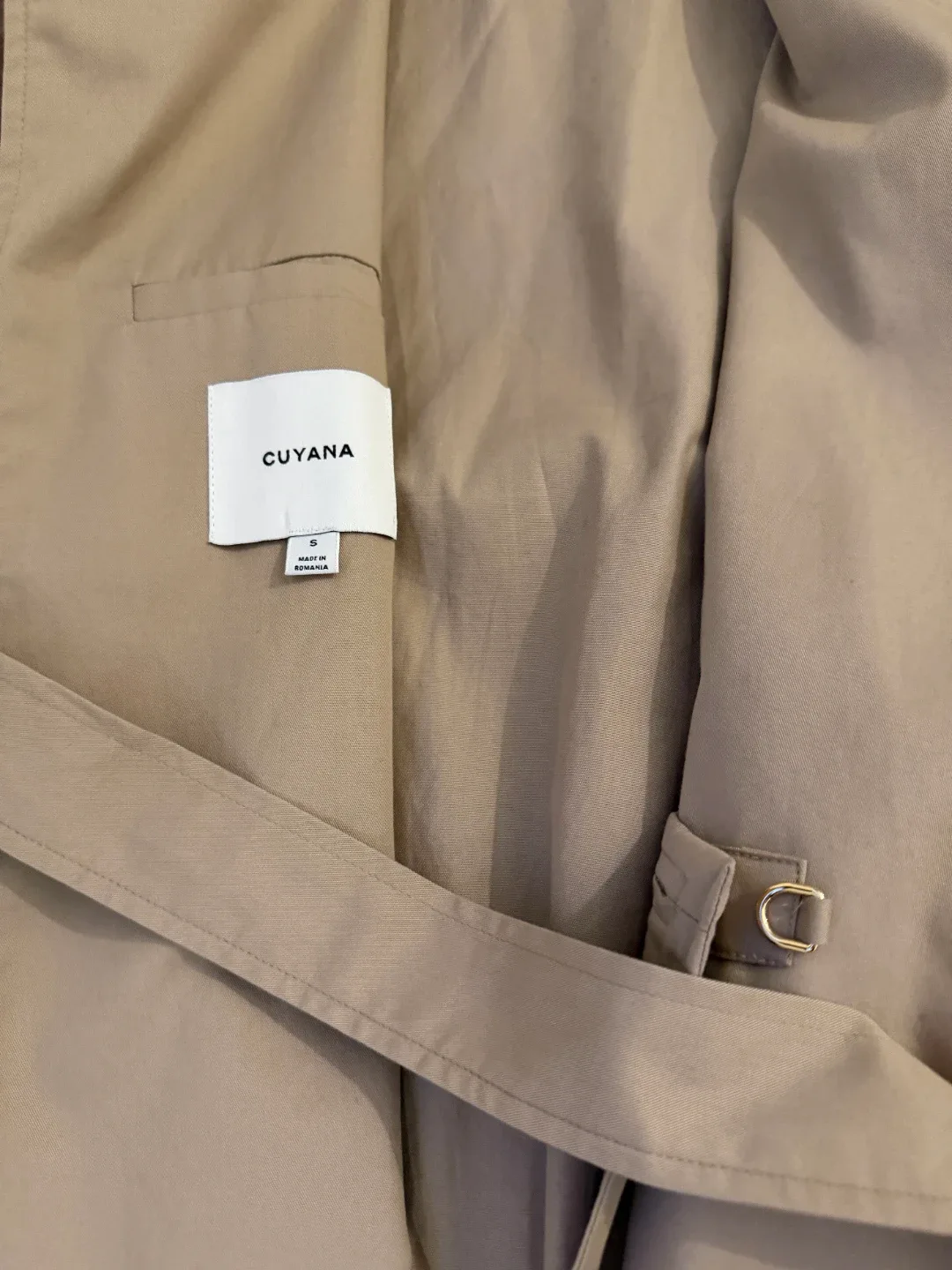 Cuyana Relaxed Trench Coat - Size Small image indicator(3)
