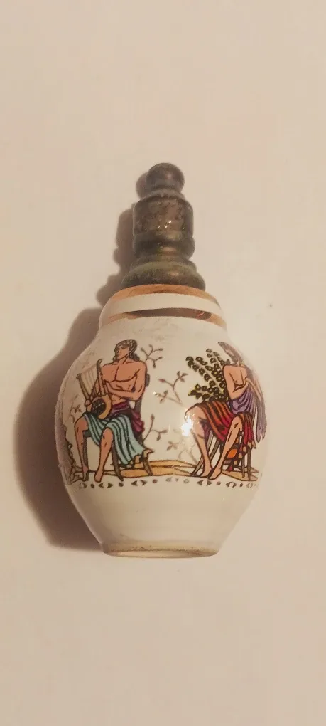 Cute Vintage Ceramic Ancient Greek Design perfume bottle image indicator(3)