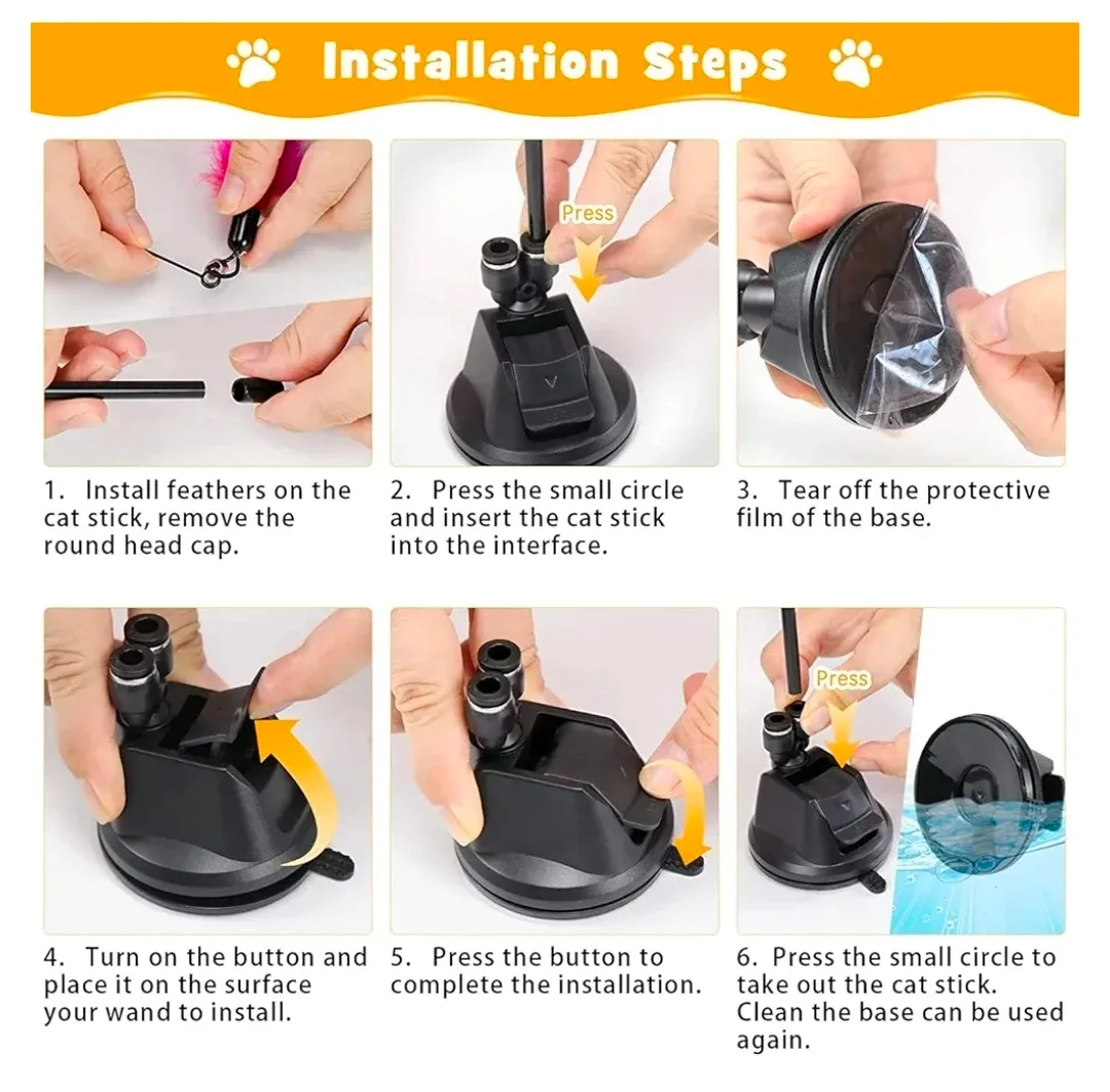 Cat Toy with Suction Cup image indicator(3)