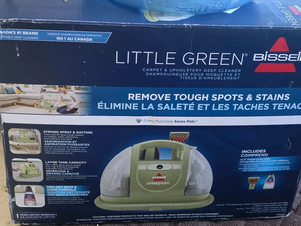 Bissell Little Green Carpet & Upholstery Cleaner - New