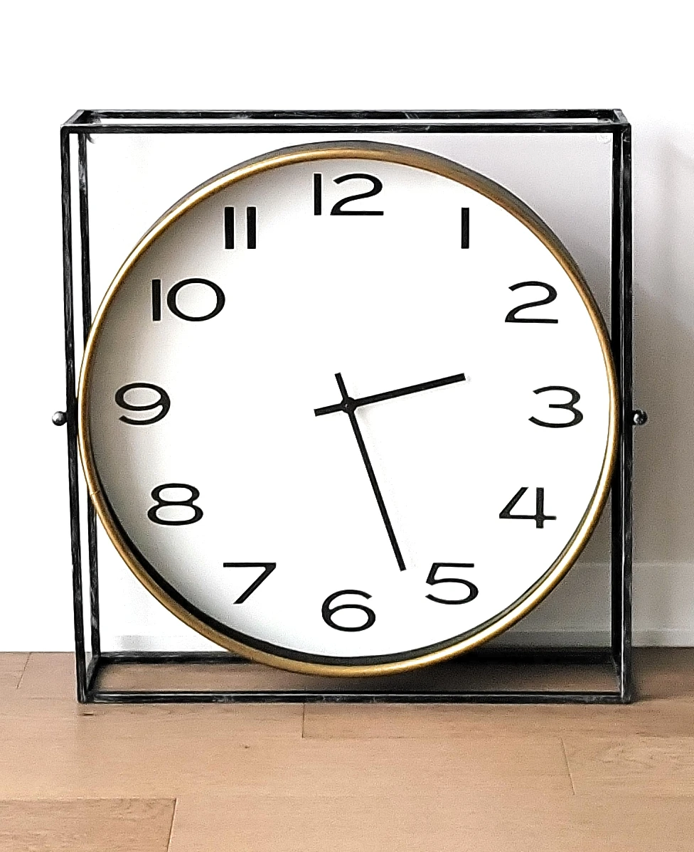 Pier 1 Imports Wall Clock 24 x 26 inches