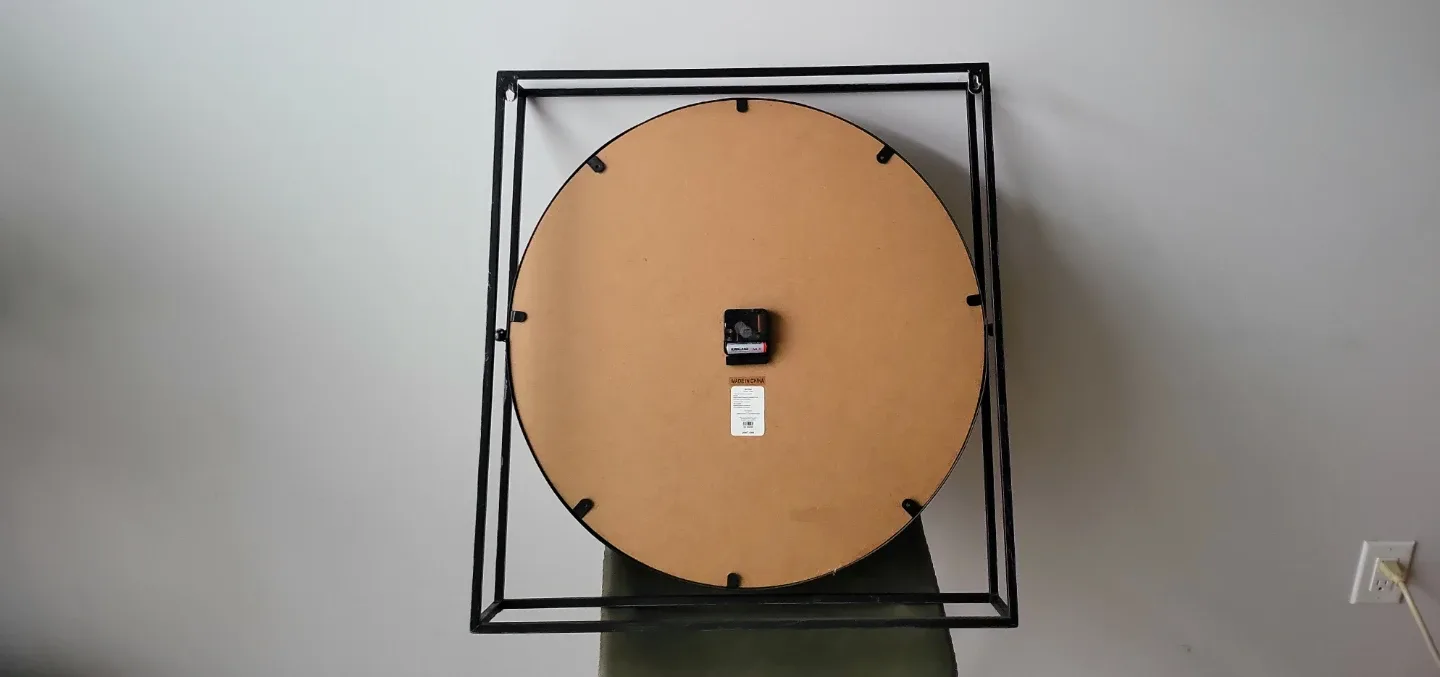 Pier 1 Imports Wall Clock 24 x 26 inches image indicator(3)