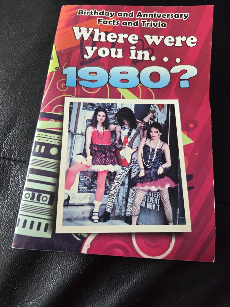 🤎#FREE Where Were You In 1980 Trivia Book