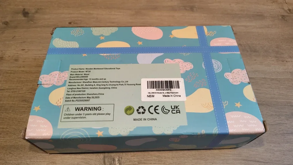 HELLO WOOD Wooden Stack & Sort Board (12+ months) image indicator(2)