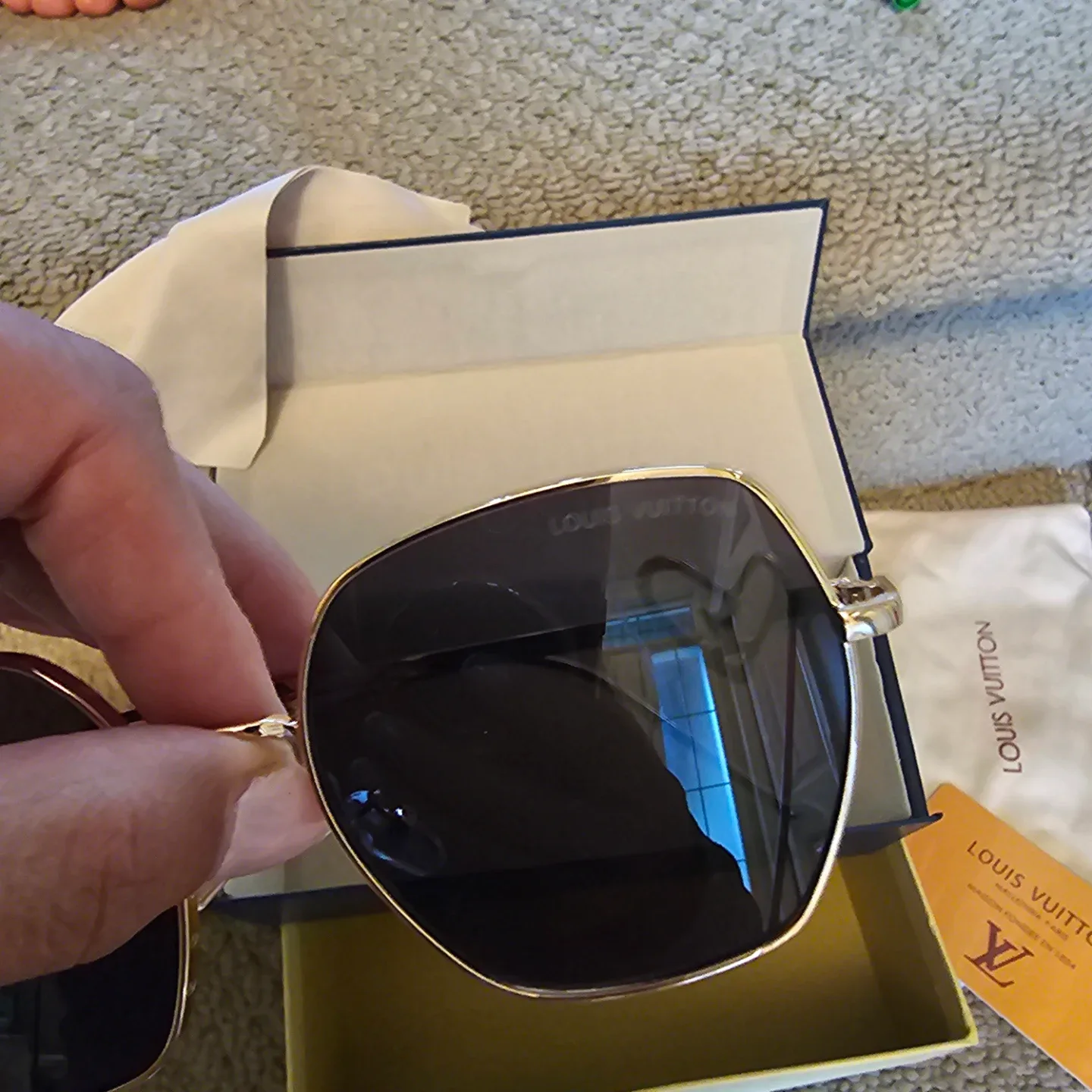 Louis Vuitton Sunglasses with Box image indicator(4)