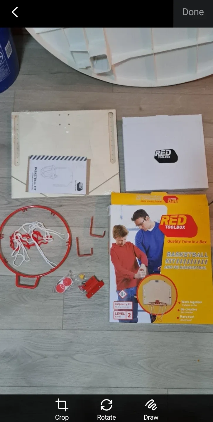 Build your own basket ball hoop kit for kids