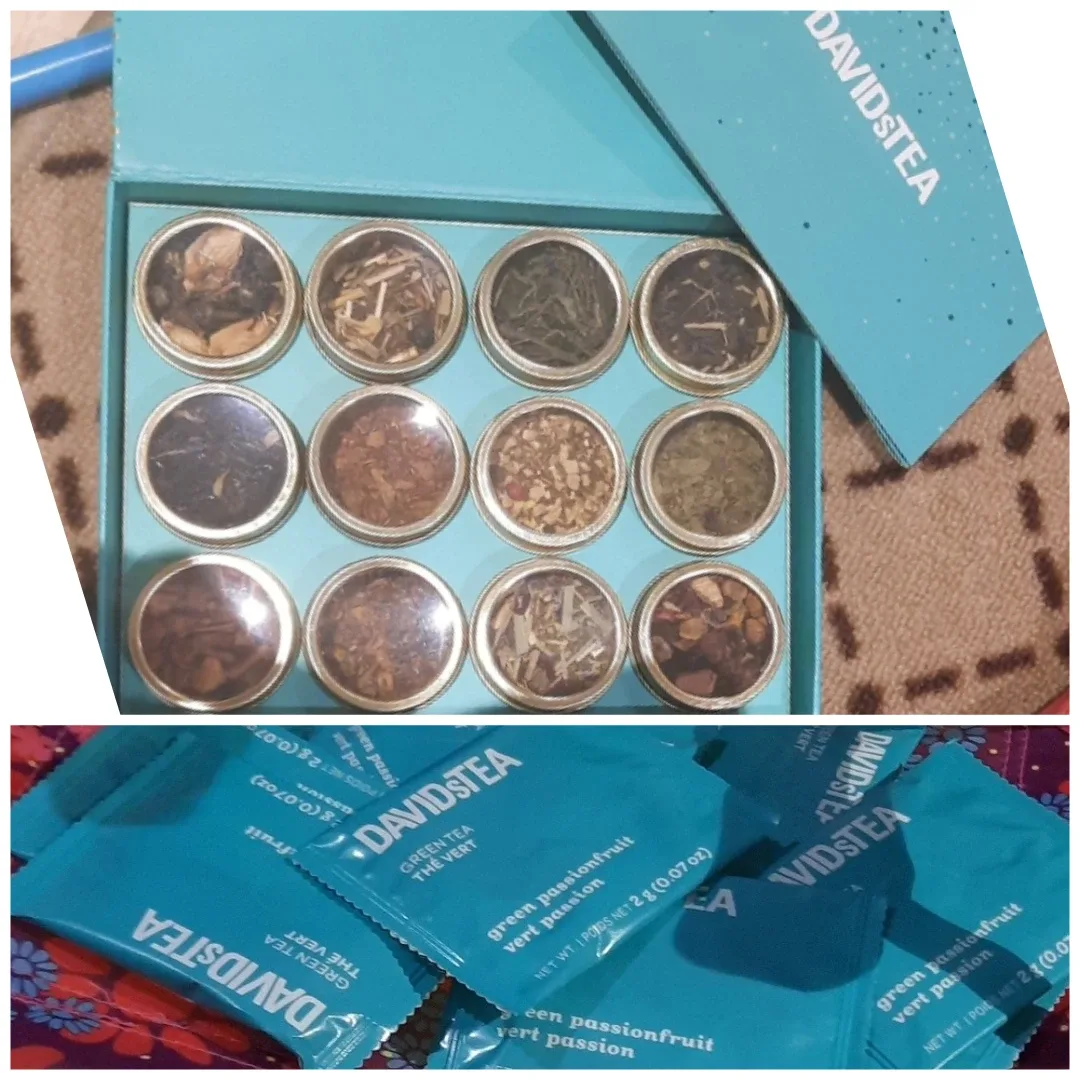 AUTHENTIC DAVID'S TEA 23pc sampler set & Freebies thumbnail