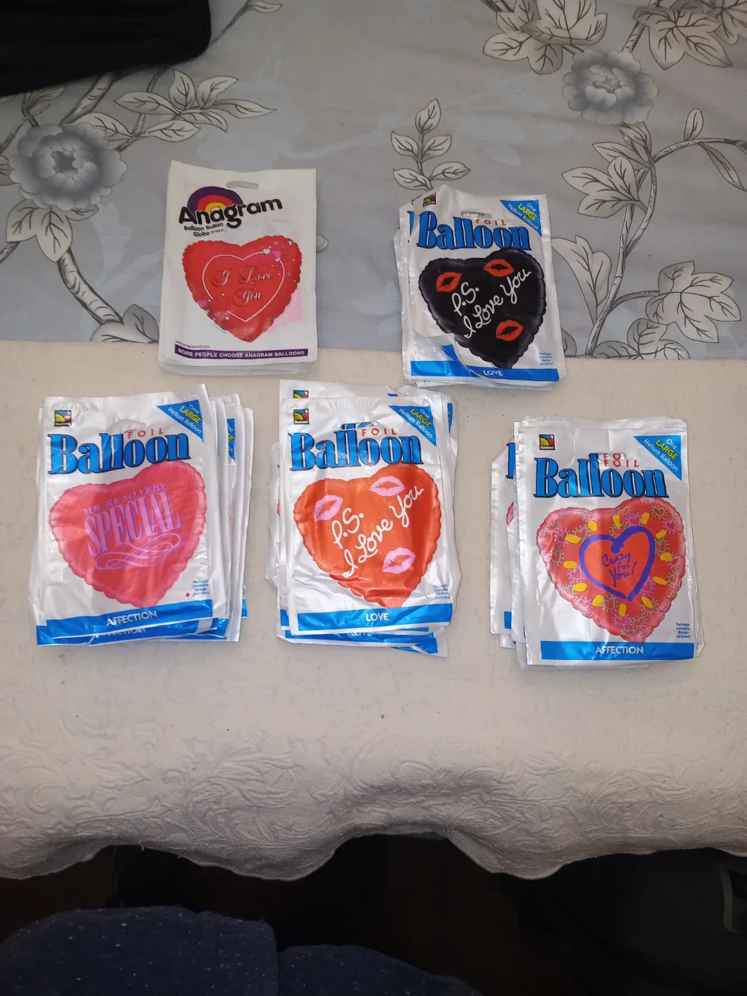 Heart Shaped Large Helium Foil Baloons - Qualatex & Anagram thumbnail