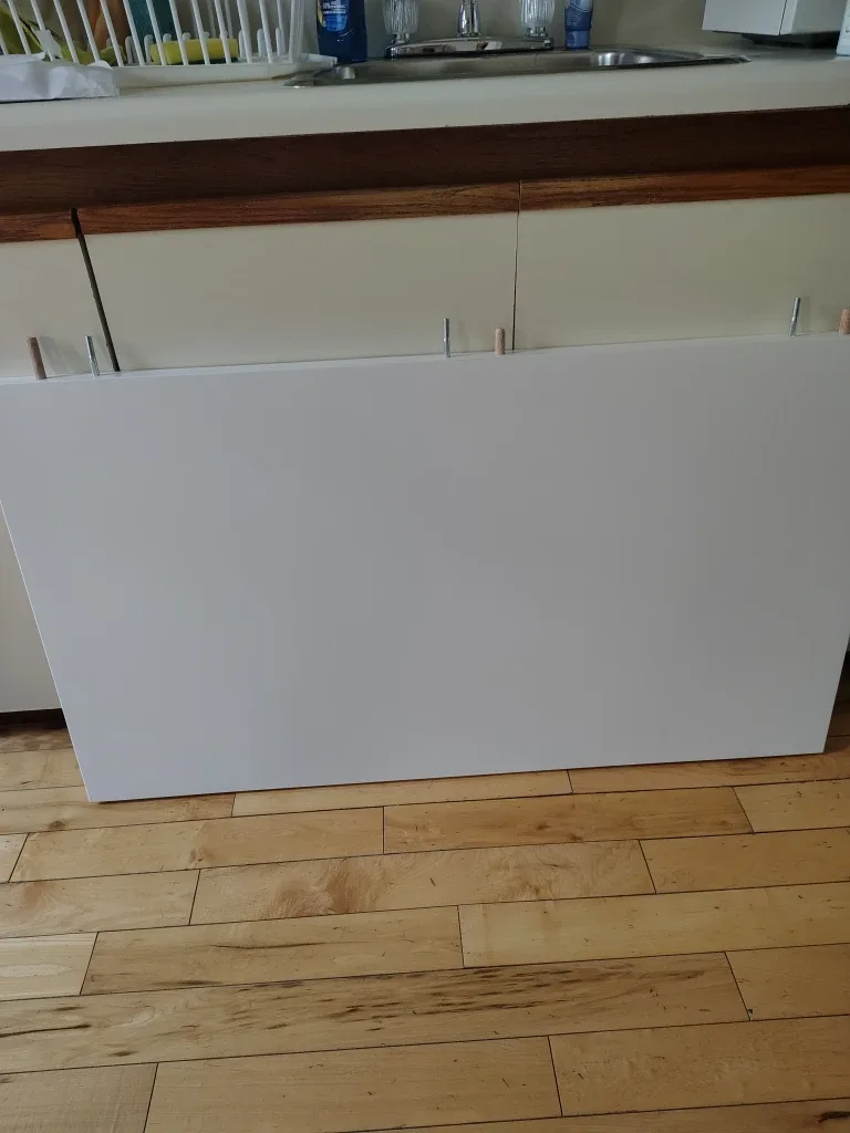 New and Unused IKEA White Twin Headboard image indicator(2)