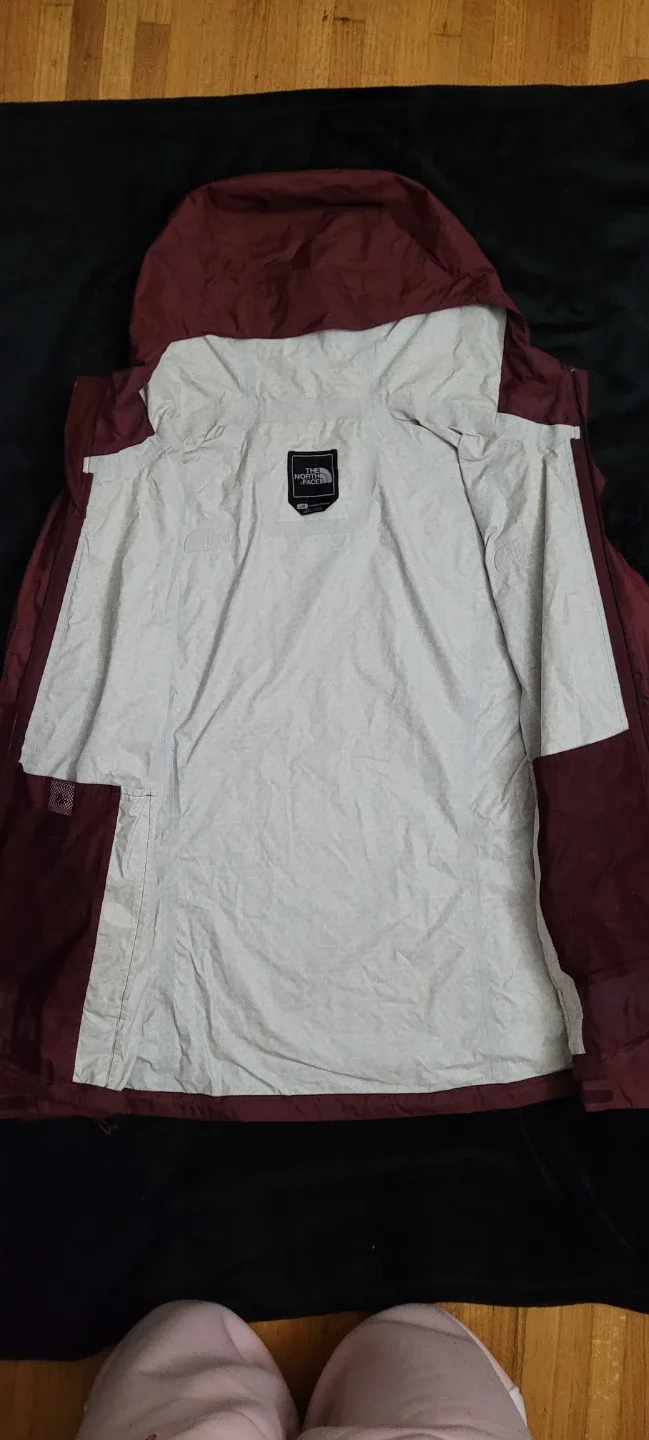 The North Face burgundy Rain Jacket image indicator(2)