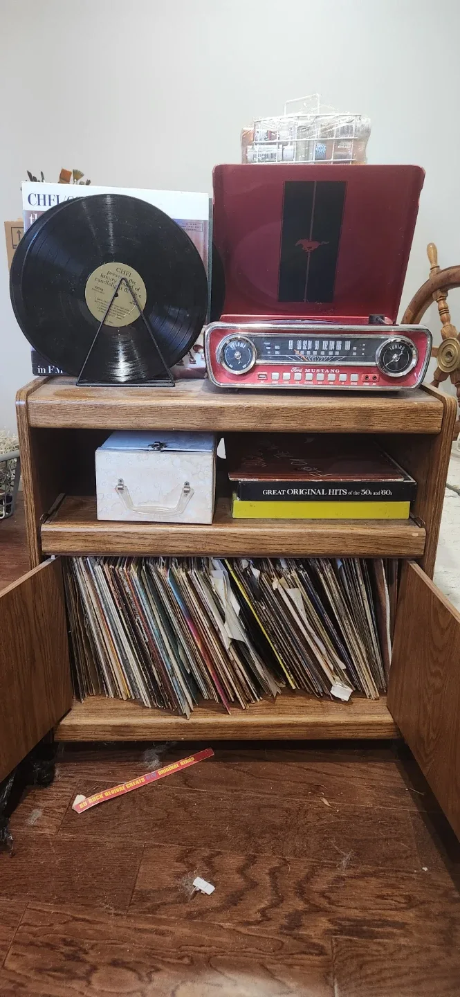 Ford Mustang Record Player & Vinyl Records image indicator(2)