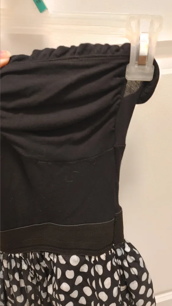 Black & White Polka Dot Dress size Medium image indicator(6)
