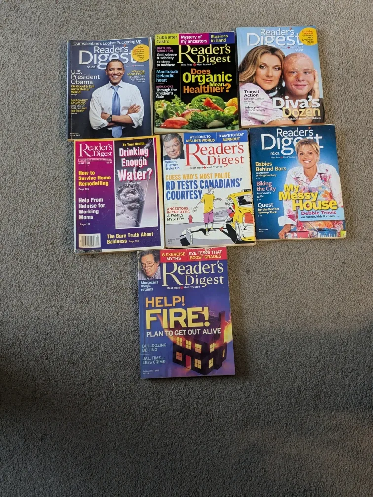 Reader's Digest Magazines - Lot of Various Issues