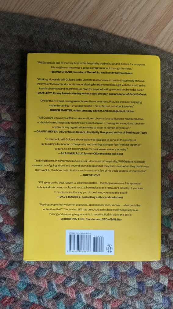 Unreasonable Hospitality by Will Guidara image indicator(3)