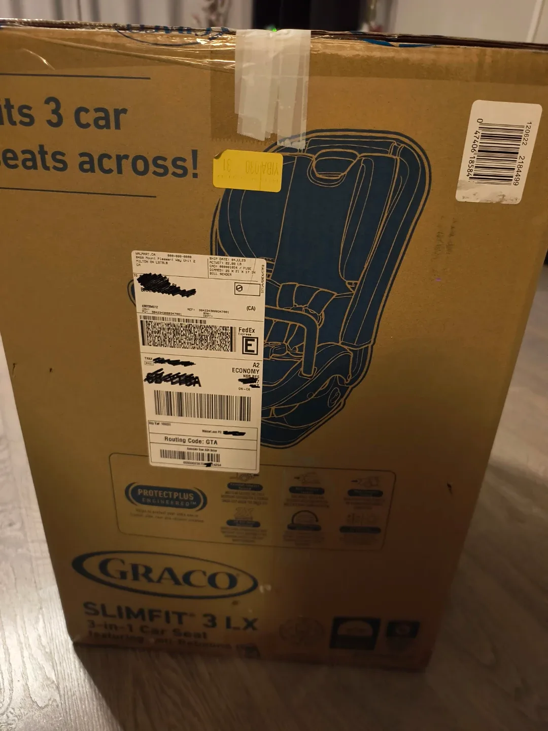 Graco Slimfit 3 LX Car Seat - New in Box! image indicator(3)