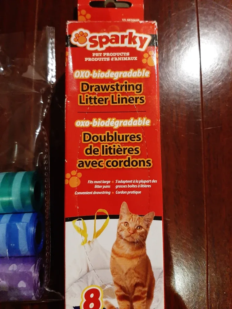 195 Cat/Dog Poop Bags and Litterbox Liners image indicator(3)