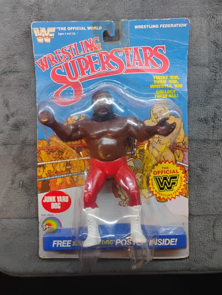 WWF Wrestling Superstars - Junkyard Dog Action Figure
