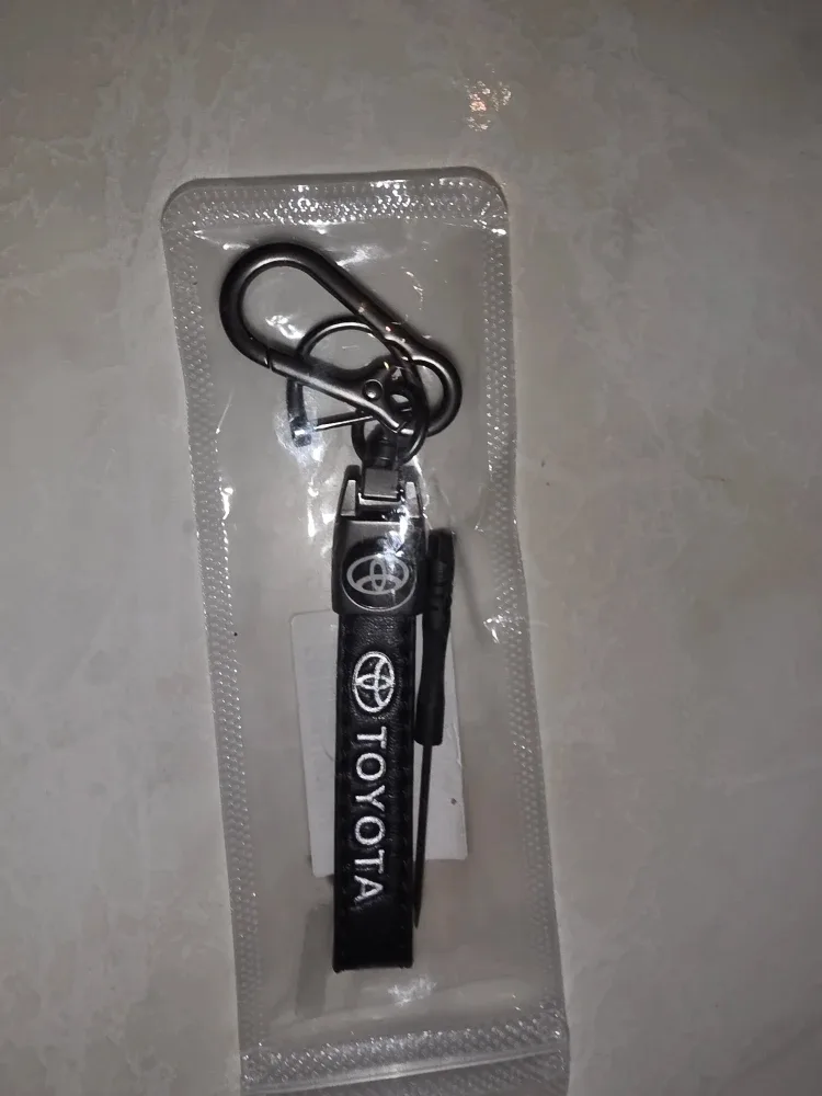 Toyota Leather Keychain - New in Package! thumbnail