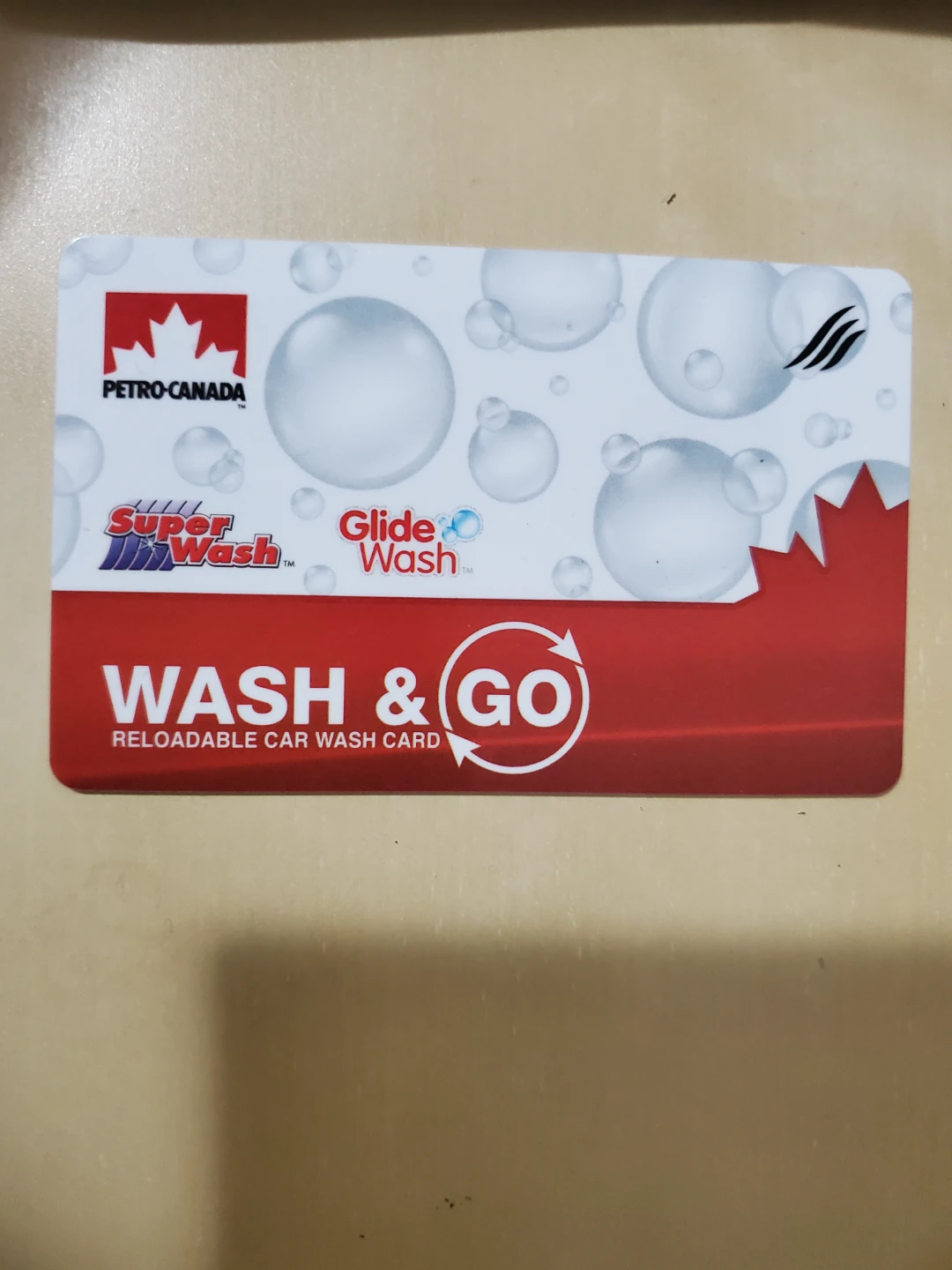 Petro-Canada Wash & Go Car Wash Card 5 times washes Value $78