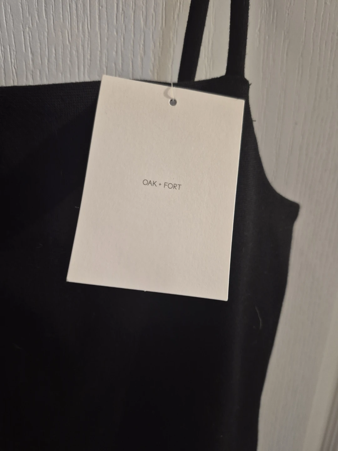 Oak + Fort Black Dress - Size L - photo 2