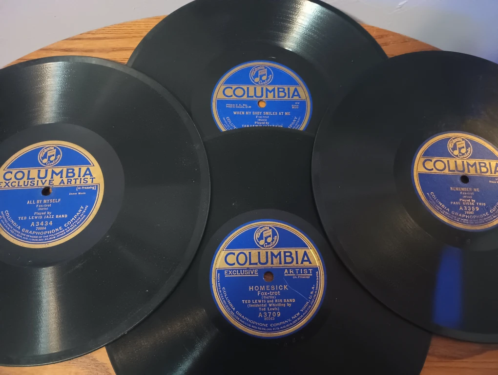 Vintage Victor & Columbia 10" Vinyl Records