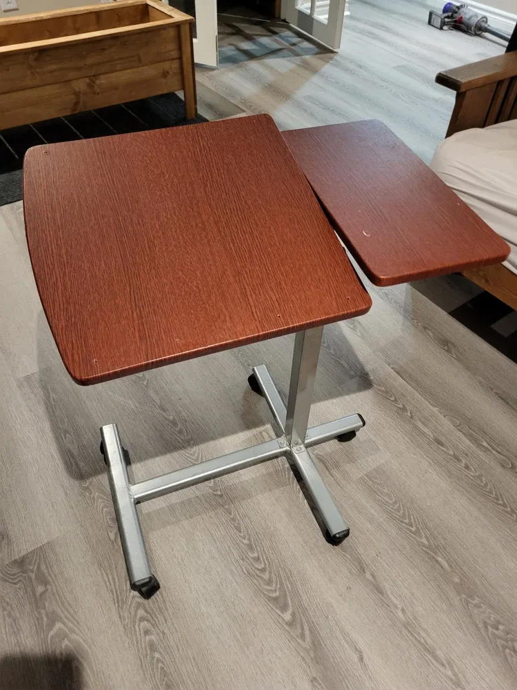Adjustable Overbed or Couch Table for Laptop