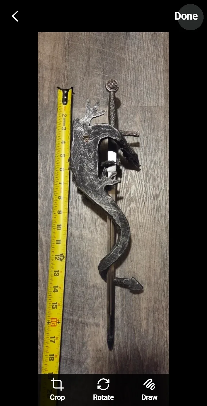 Dragon Sword Wall Decor - 18 Inches image indicator(2)