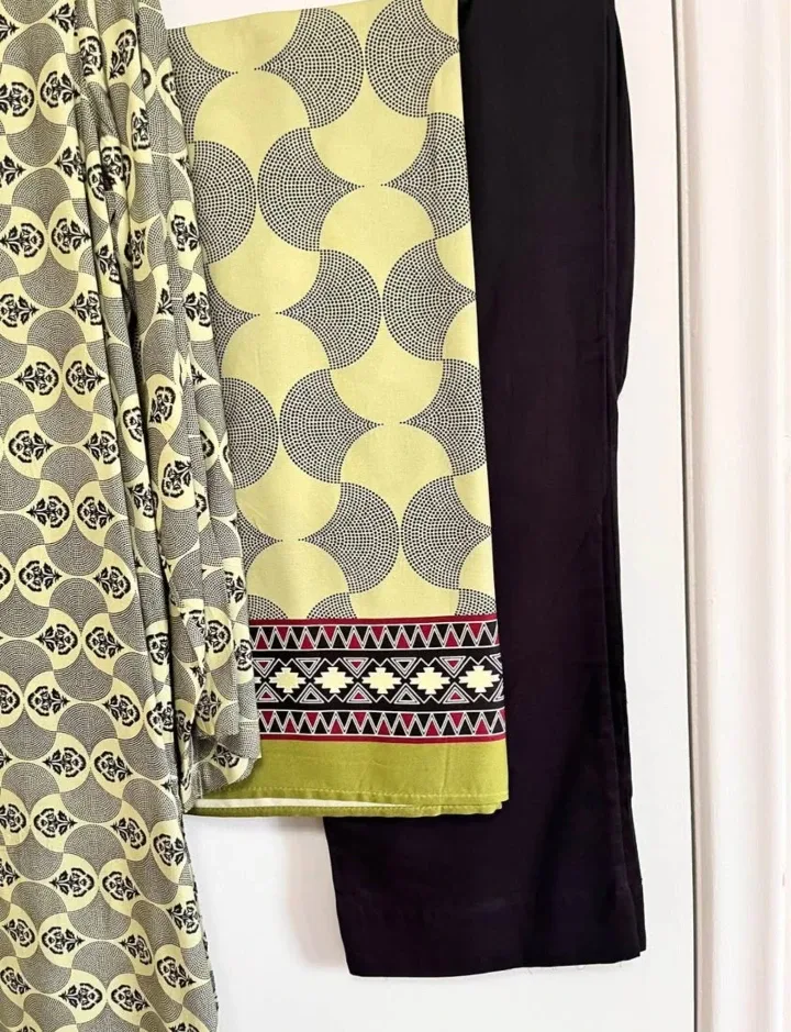 Sapphire Printed Kurta with Pants and dupatta image indicator(3)