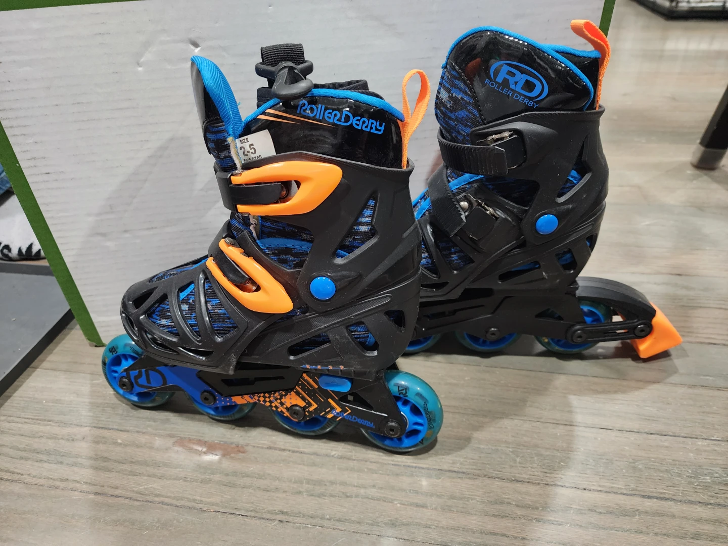 Roller Derby Boy's Tracer Adjustable Inline Skates Size 2-5 - photo 2