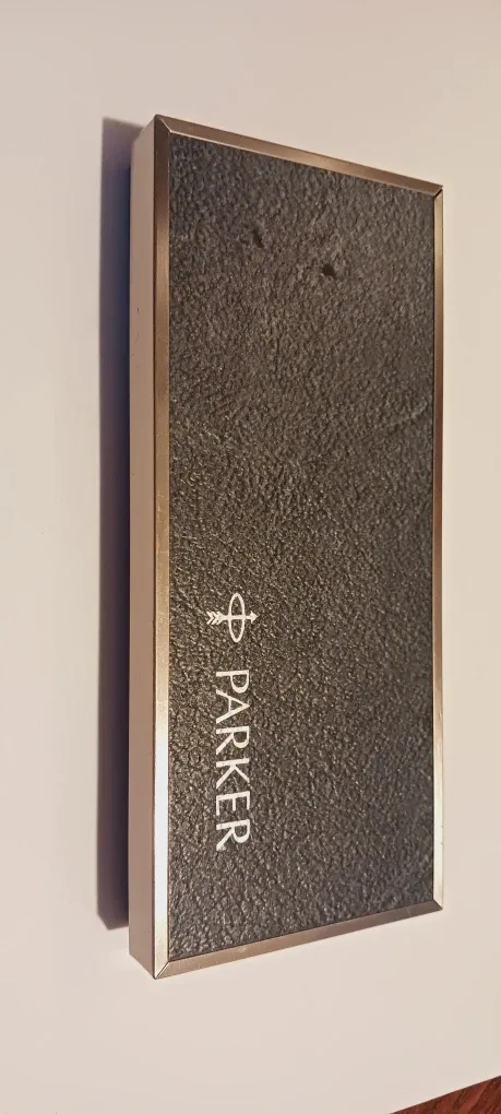 PARKER Sterling Silver 925  Ballpoint Pen Set in the box.Works!! image indicator(3)