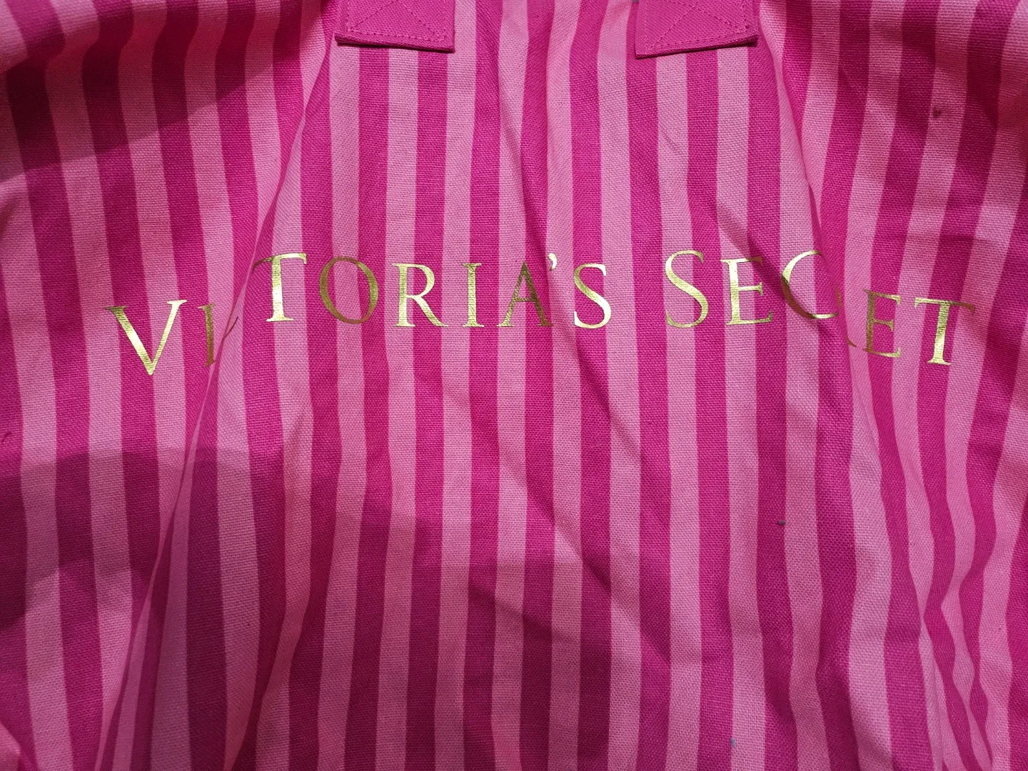 Victoria's Secret Pink Striped Tote Bag image indicator(2)